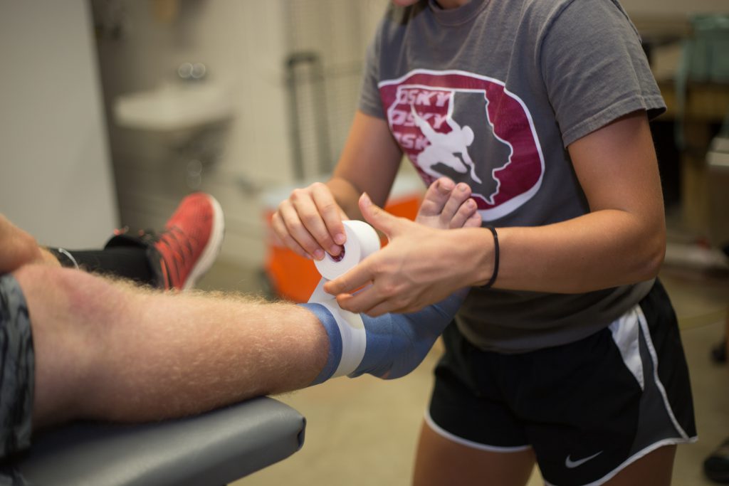 Taping Ankles