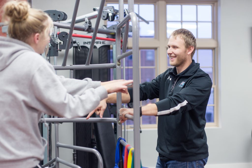 john doing physical therapy