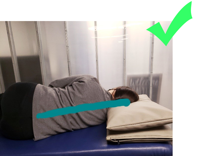 pillow position correct