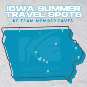 Map of Iowa Summer Travel Spots